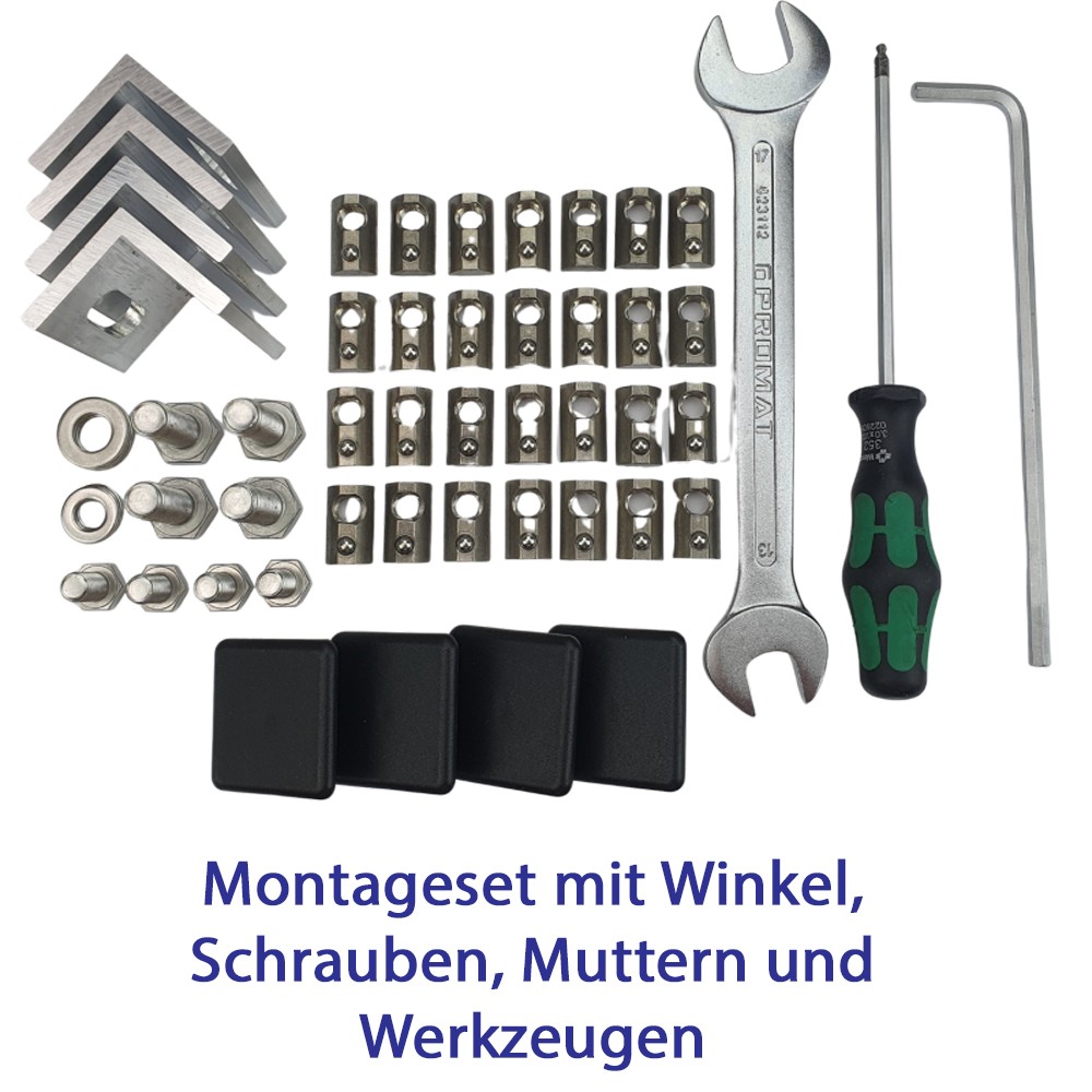 STI Wechselrichterunterstand Größe L aus Aluminium – Wetterschutz für PV-Wechselrichter & Batteriespeicher, belüftet, individualisierbar