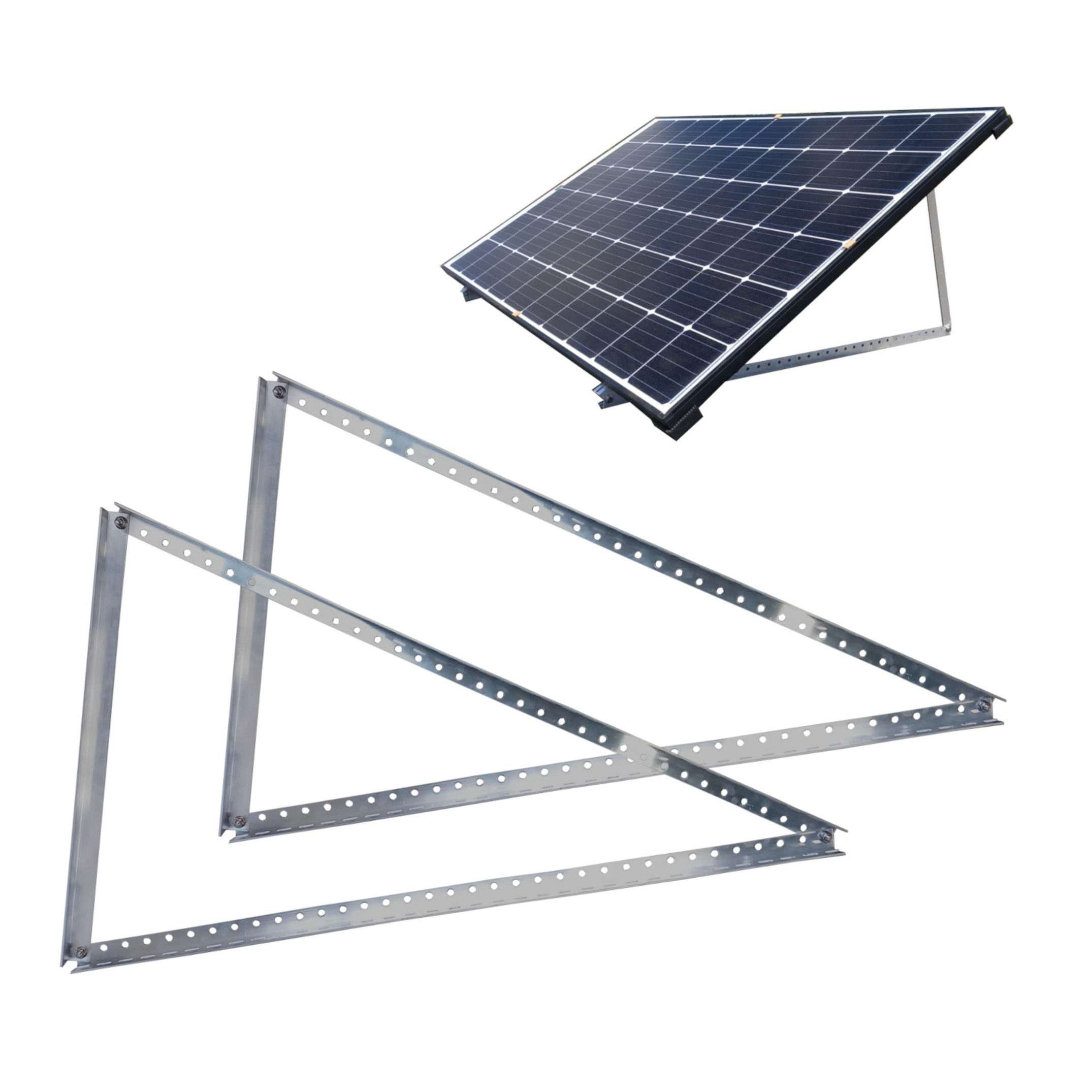 Montage-Set für 8 Solarmodule auf Flachdach - Solarmodulhalterung / Au – Solar SGH Shop Montage-Set für 8 Solarmodule auf Flachdach - Solarmodulhalterung / Au – Solar SGH Shop