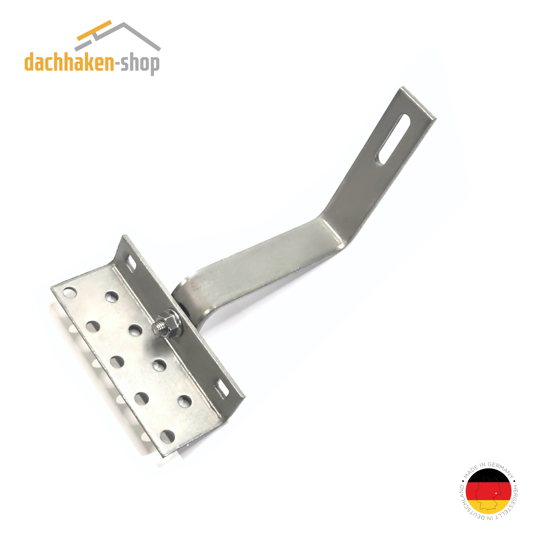 Dachhaken | Platte 4,0 x 60,0 | Haken: 6,0 x 35,0 | Material 1.4301 | 4728