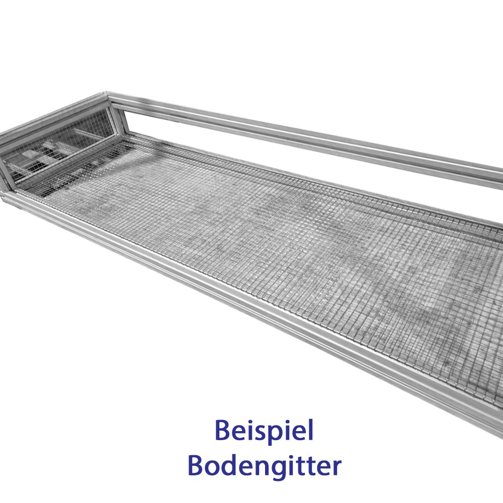 STI Wechselrichterunterstand Größe L aus Aluminium – Wetterschutz für PV-Wechselrichter & Batteriespeicher, belüftet, individualisierbar