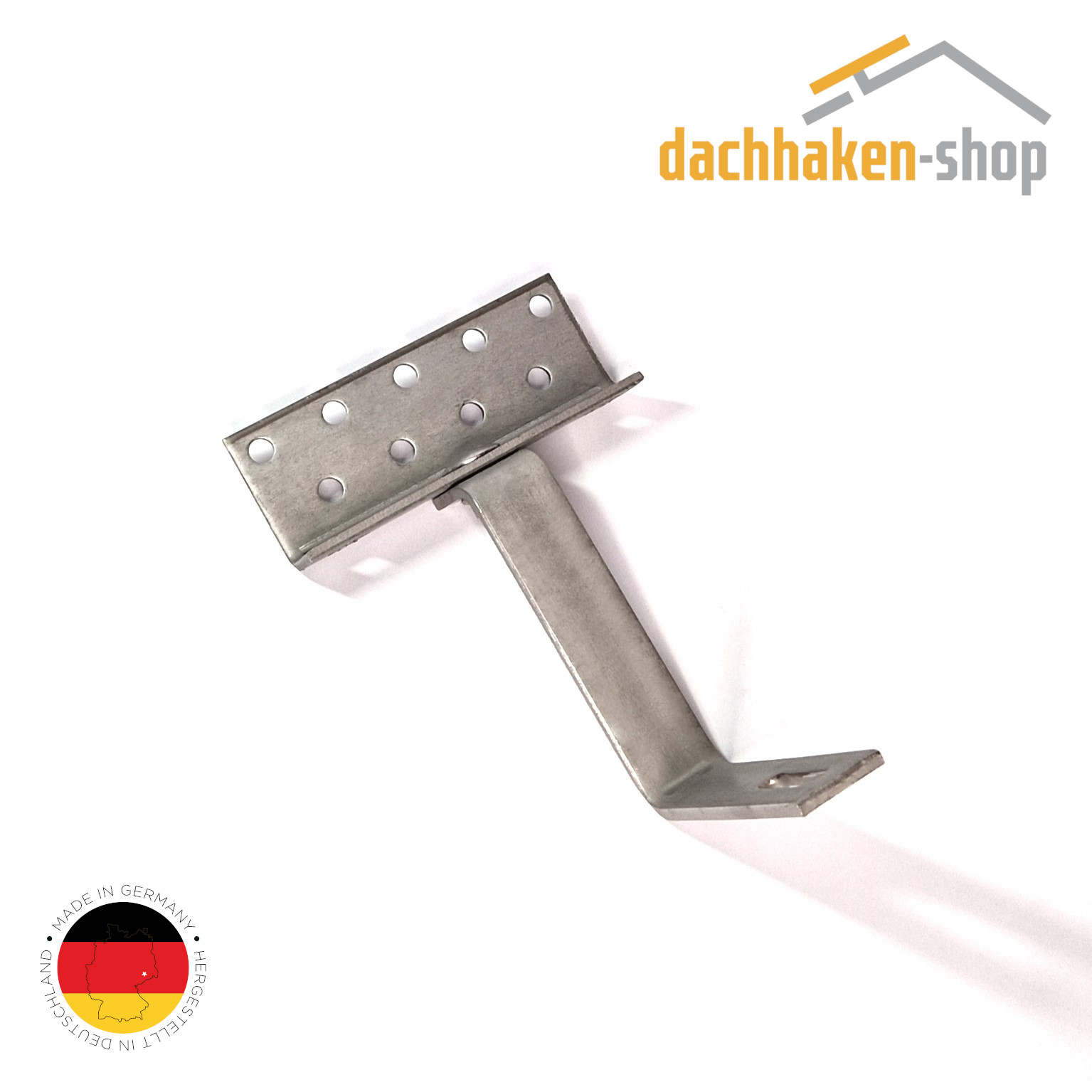 Dachhaken | Platte 4,0 x 60,0 | Haken: 6,0 x 35,0 | Material 1.4301 | 4728
