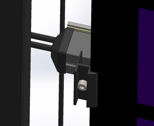 Zaun-Set für 1x Modul Befestigung schwarz
